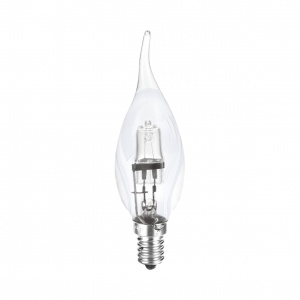 Bec cu halogen HECO C35 Breeze 28W E14 370Lm